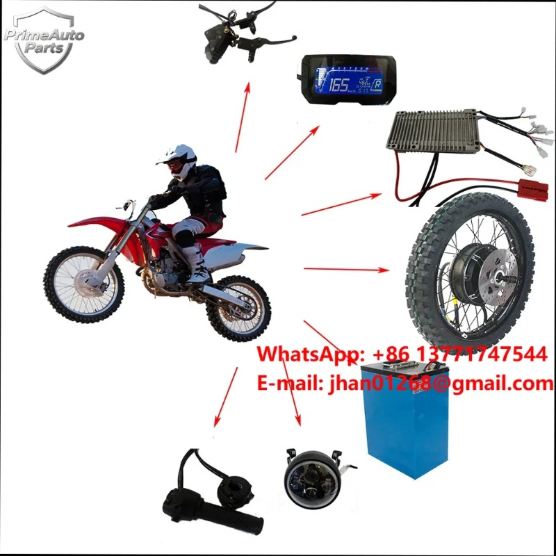 12000W Electric Motorcycle Hub Motor - Nouveau kit de conversion électrique 72V