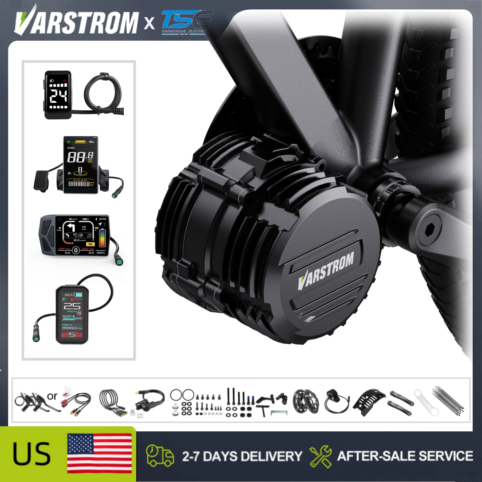 [Stock USA] Kits de moteur cen - Mid Drive Conversion Kit 1000W avis et prix